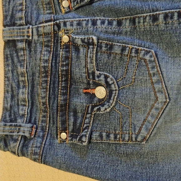 No Boundaries Junior's Stretch Denim Mini Skirt - Picture 4 of 8